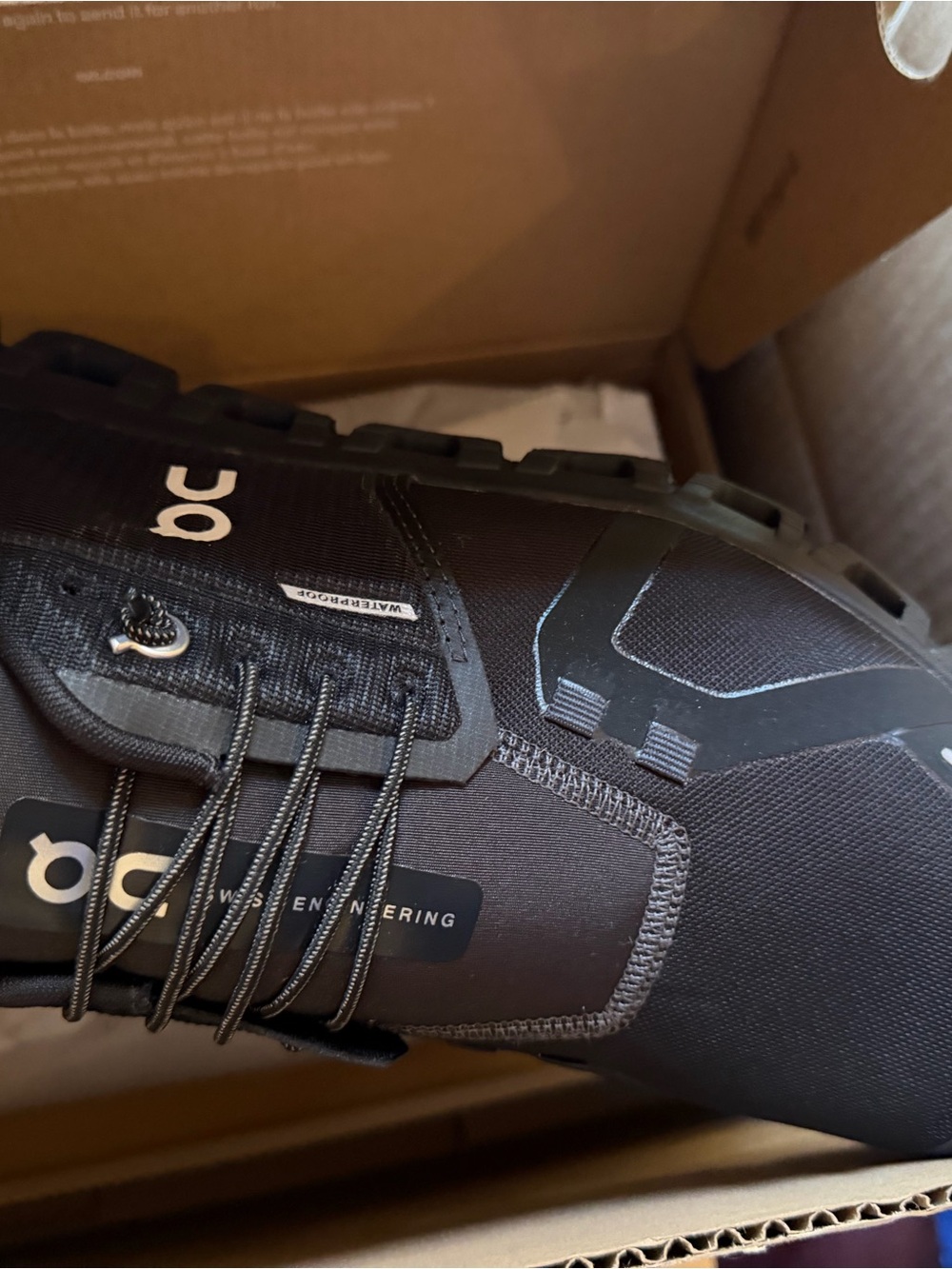 On Running Men's Cloudswift Running Shoe - Black - Picture 2 of 5
